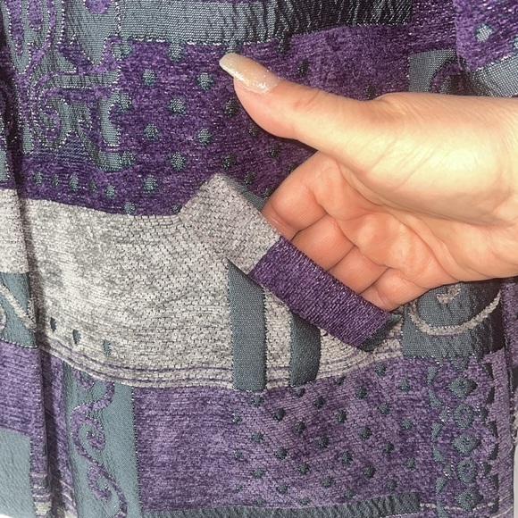 Anthony Richards multi-texture open face jacket Sz 14 - Picture 6 of 8